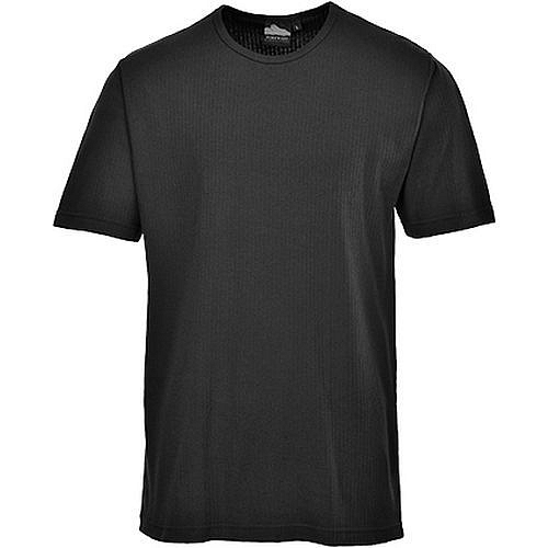 Thermo triko s krátkým rukávem, černá, vel. XXL