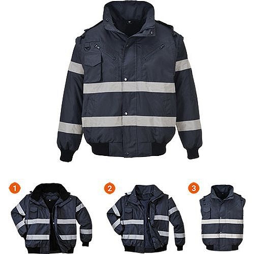 Bomber Iona 3v1, modrá, vel. XXL