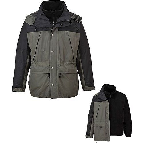 Prodyšná bunda Orkney 3v1, šedá, vel. XL