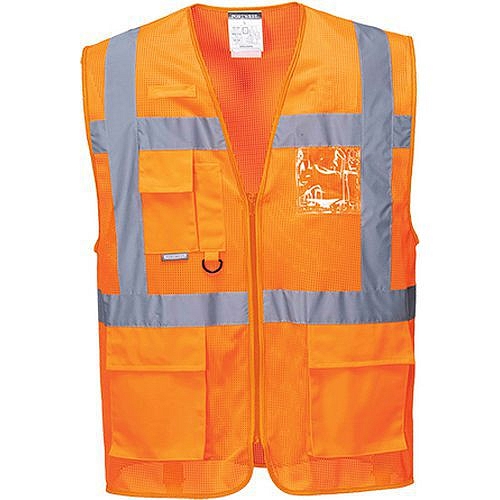 Reflexní vesta Athens MeshAir Hi-Vis, oranžová, vel. XXL