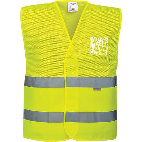 Reflexní vesta MeshAir Hi-Vis, žlutá, vel. L - XL