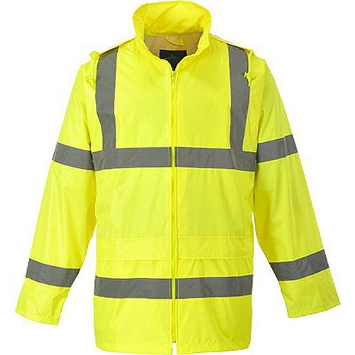 Reflexní nepromokavá bunda Hi-Vis, žlutá, vel. XS