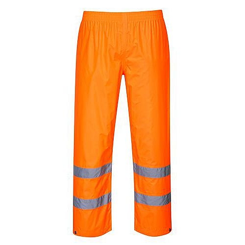 Reflexní kalhoty Rain Hi-Vis, oranžové, vel. S