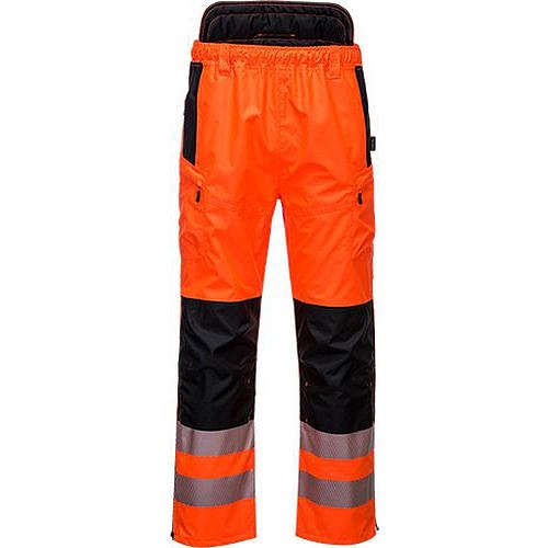 Reflexní kalhoty PW3 Extreme Hi-Vis, černé/oranžové, vel. L