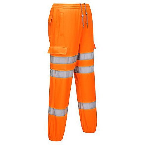 Reflexní kalhoty Jogging Bottoms Hi-Vis, oranžové, vel. L