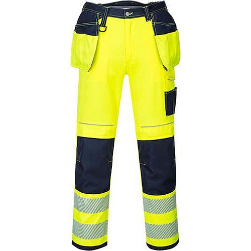 Reflexní kalhoty PW3 Holster Hi-Vis, modré/žluté, vel. 54