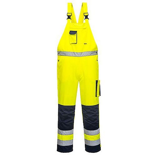 Reflexní kalhoty Dijon Hi-Vis s laclem, modré/žluté, vel. XXL