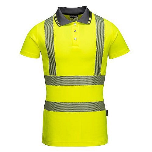 Dámská reflexní polokošile s krátkým rukávem Pro Hi-Vis, žlutá, vel. S