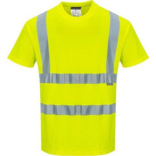 Reflexní tričko s krátkým rukávem Comfort plus Hi-Vis, žluté, vel. 3XL