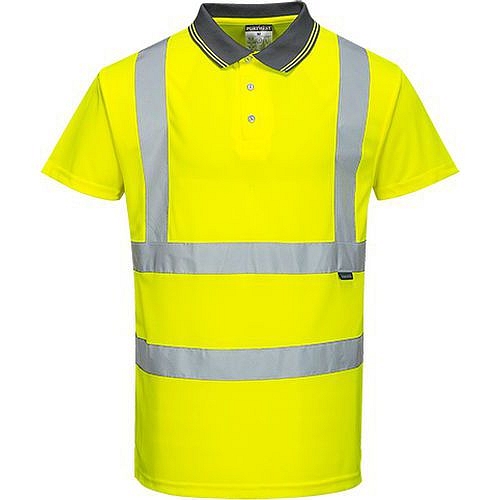 Reflexní polokošile s krátkým rukávem Plus Hi-Vis, žlutá, vel. S