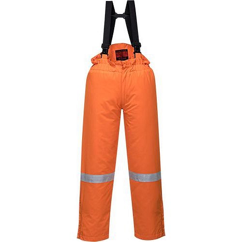 Zateplené kalhoty Araflame Salopettes, oranžová, vel. L
