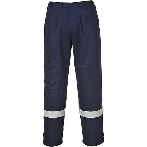 Kalhoty Bizflame Plus, modrá, prodloužené, vel. XXL