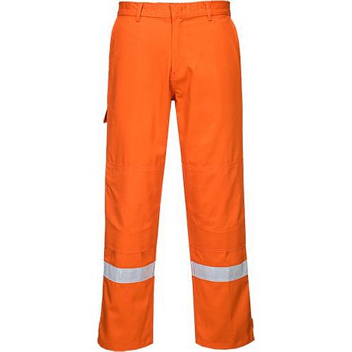 Kalhoty Bizflame Plus, oranžová, normální, vel. 4XL