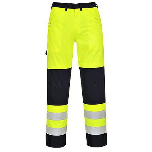 Kalhoty Hi-Vis Multi-Norm, modrá/žlutá, vel. L