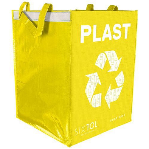 Ta??ka na tříděný odpad SORT EASY PLASTIC, 30x30x40cm, 36l SIXTOL