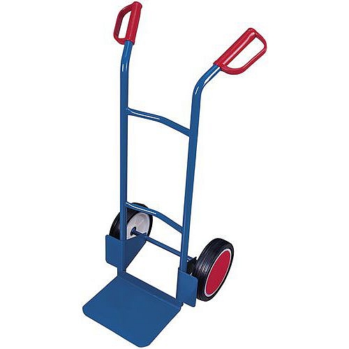 Rudl RU237, do 200 kg, 57 x 53 x 110,5 cm, s plnými koly, modrý