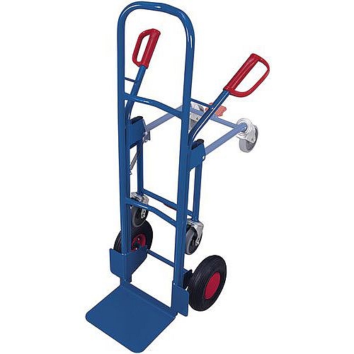 Rudl RU243 s opěrnými koly, do 250 kg, s nafukovacími koly, modrý