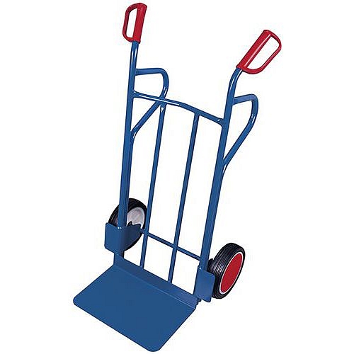 Rudl RU248, do 250 kg, 69 x 71 x 120 cm, s plnými koly, modrý