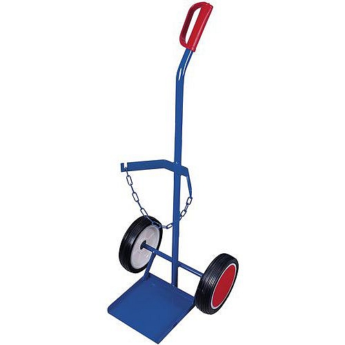 Rudl RU206 na 20, 40 - 50l svařovací láhve, do 100 kg, s plnými koly, modrý