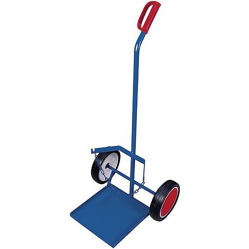 Rudl RU207 na propanové láhve, do 100 kg, s plnými koly, šedý