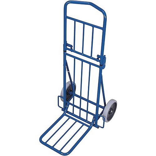Skládací rudl na balíky RU225, do 100 kg, termoplastická kola, modrý