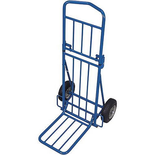 Skládací rudl na balíky RU225, do 100 kg, nafukovací kola, modrý