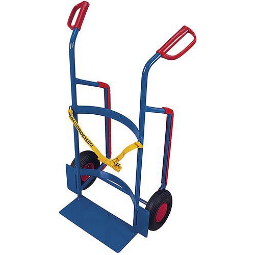 Rudl RU204 na plastové sudy, do 250 kg, s nafukovacími koly, modrý