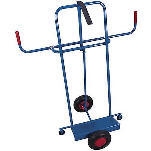 Rudl RU242 na tabule, s držákem, do 250 kg, s nafukovacími koly, modrý