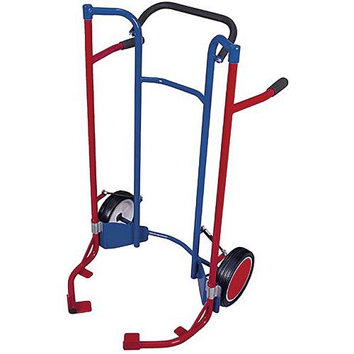 Rudl RU256 na pneu, do 200 kg, s plnými koly, modrý