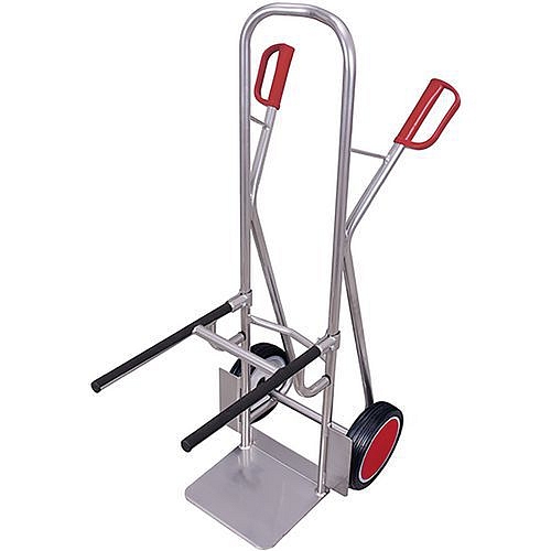 Hliníkový rudl RU214 s rameny, do 250 kg, s plnými koly