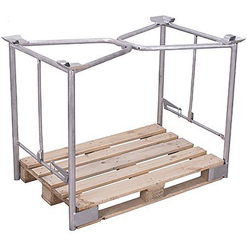 Paletový nástavec typ 65K, pozink, 80 x 120 x 100 cm