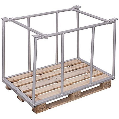 Paletový nástavec typ 75, pozink, 75,5 x 120 x 100 cm