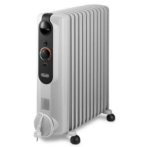 Olejový radiátor DeLonghi, bílá, 2 500 W