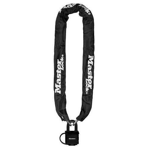 Řetězový zámek na kolo Master Lock 6mm, černý