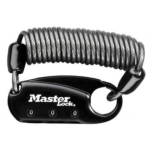 Karabina s navíjecím kabelem Master Lock