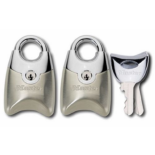 Visací zámky Master Lock Fusion, průměr třmene 3 mm, výška 10 mm, 2 ks