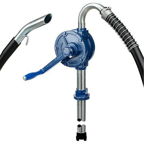 Ruční klikové čerpadlo na neagresivní kapaliny, s hadicí