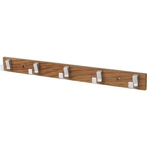 Nástěnný věšák na ručníky Gardelux, 5 háčků, délka 36 cm