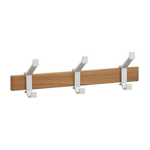 Nástěnný věšák na ručníky Gardelux, 3 háčky, délka 40 cm