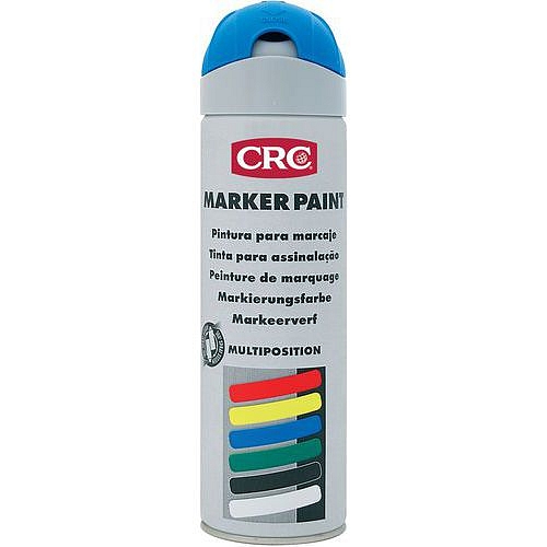 Značkovací sprej CRC, dočasný, 650 ml, modrá