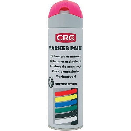 Značkovací sprej CRC, dočasný, 650 ml, fuchsiová