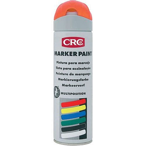 Značkovací sprej CRC, dočasný, 650 ml, oranžová