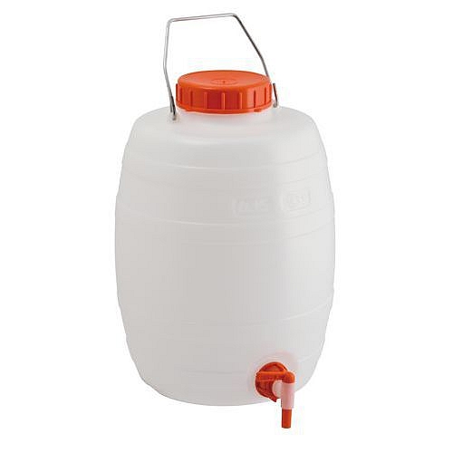 Plastový barel s kohoutkem, 15 l