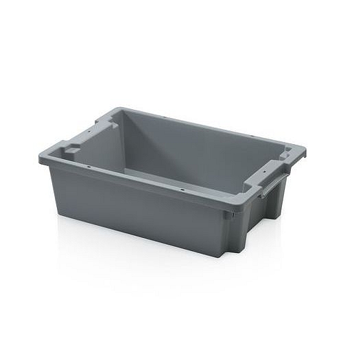 Stohovatelná plastová přepravka SN64 PP, 60 x 40 x 17 cm