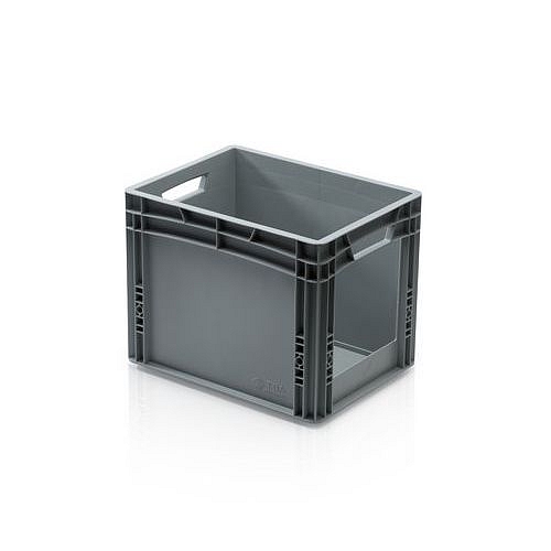 Plastová Euro přepravka s vkladovým oknem, 40 x 30 x 32 cm