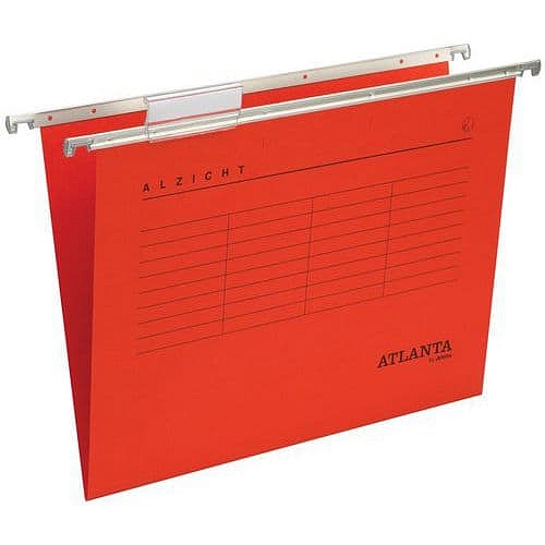 Závěsné desky A4 Alzicht, typ V, červené