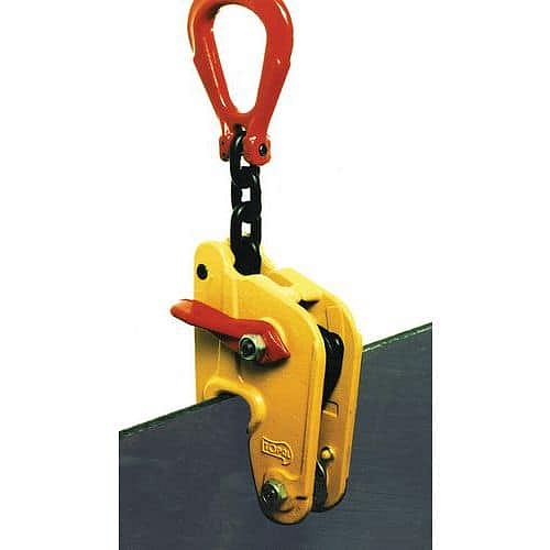 Automatická svěrka na plech Tractel, síla 3 000 kg, rozevření 60 - 90 mm