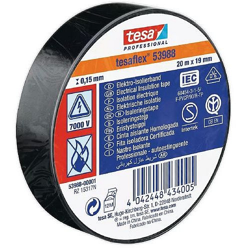 Izolační páska Tesa Tesaflex, 19 x 0,15 mm, délka 20 m