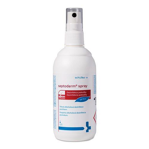 Tekutá alkoholová dezinfekce postřikem Septoderm spray 200ml