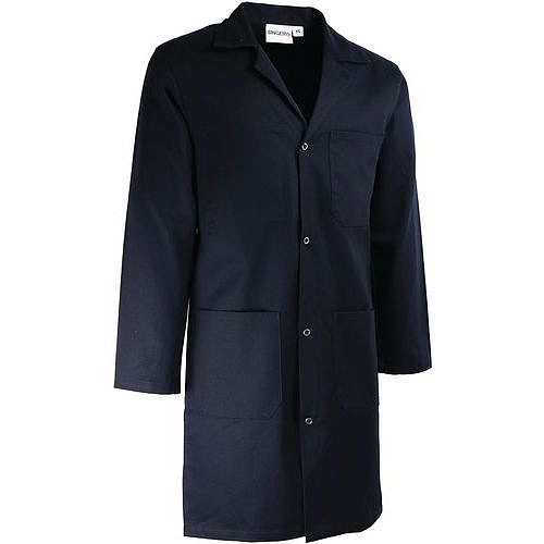 Pánský modrý plášť Manutan Expert, bavlna, vel. M